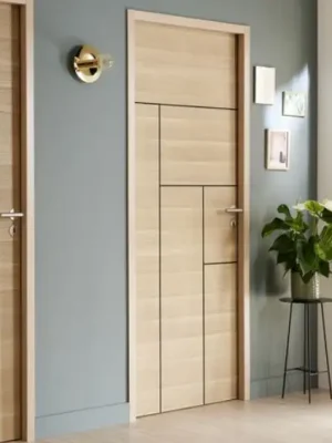 Porte intérieure en chêne naturel
