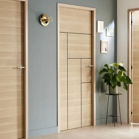 Porte intérieure en chêne naturel