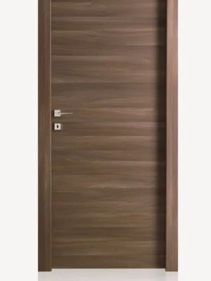 Porte Épure Noyer – Élégance bois & design moderne